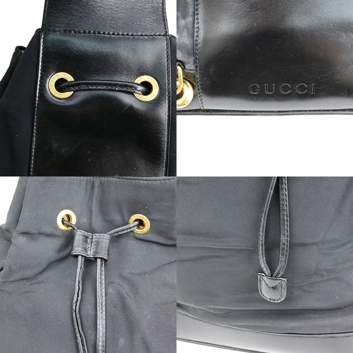 Gucci Logo One Shoulder Bag Drawstring
