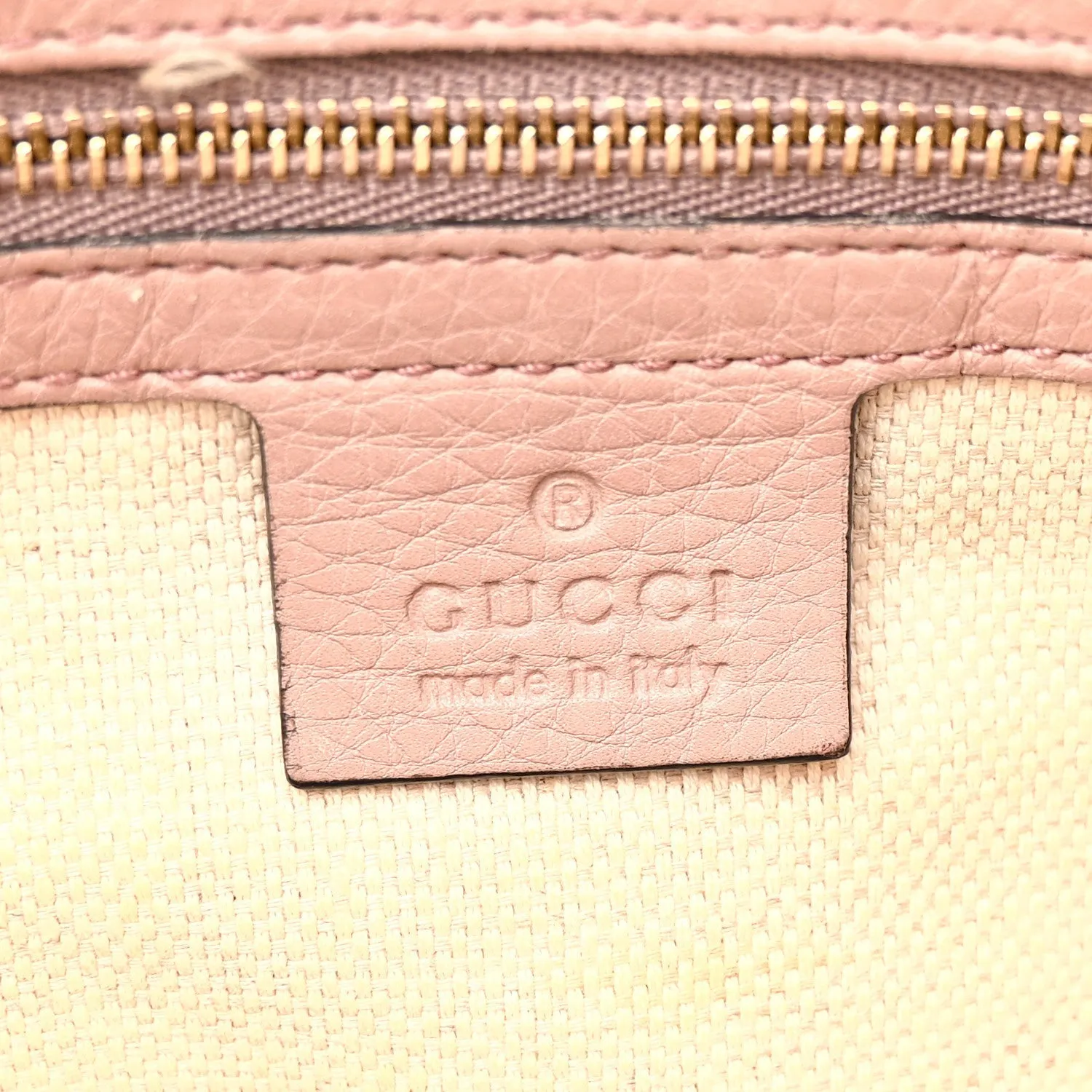 Gucci Pebbled Calfskin Small Soho Top
