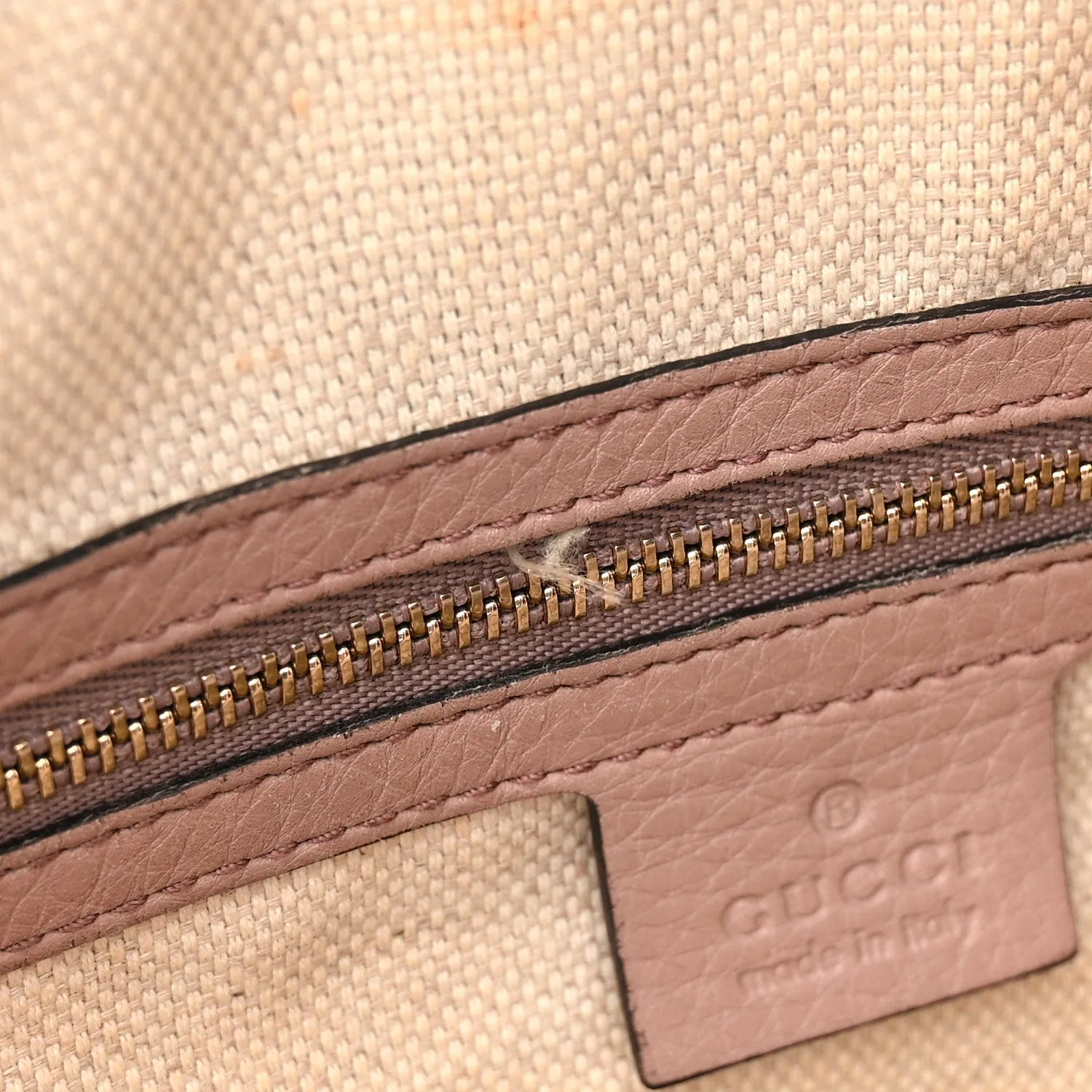 Gucci Pebbled Calfskin Small Soho Top