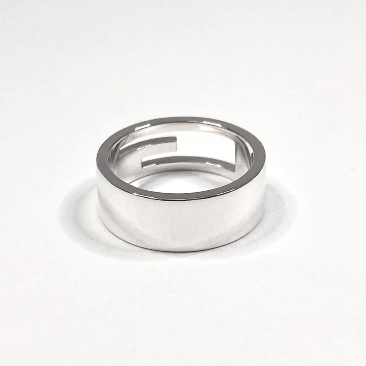 GUCCI Ring Silver925 Silver Branded Cutout G mens Used