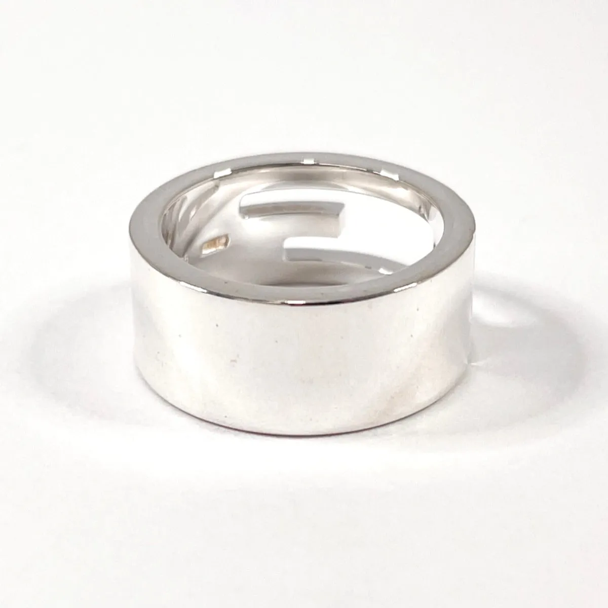GUCCI Ring Silver925 Silver Branded Cutout G Women Used