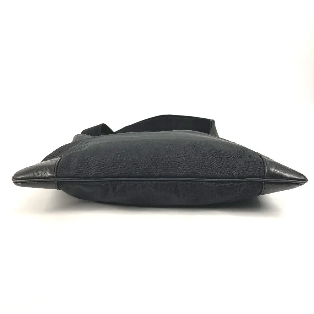 GUCCI Shoulder Bag 161822 Leather, Nylon black Guccisima GG mens Used