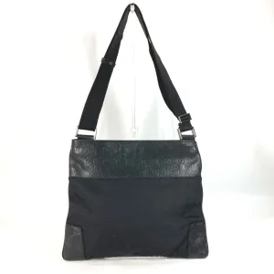 GUCCI Shoulder Bag 161822 Leather, Nylon black Guccisima GG mens Used