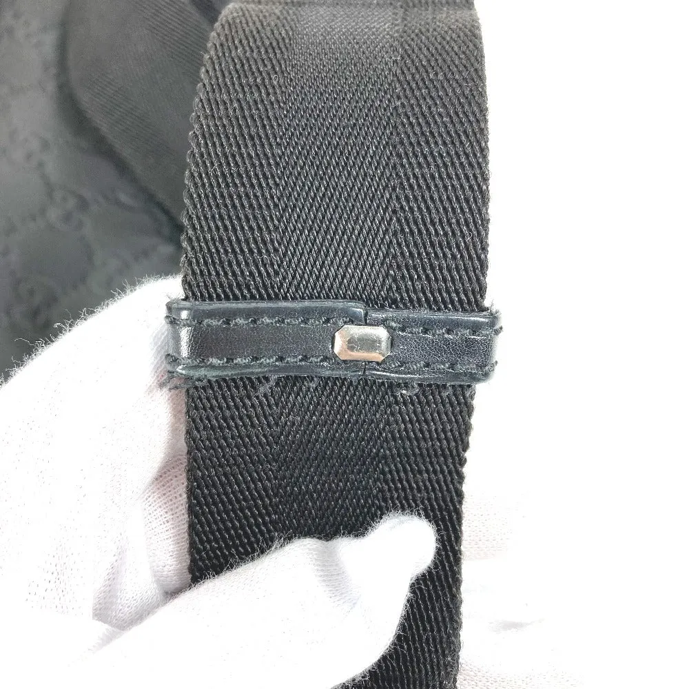 GUCCI Shoulder Bag 161822 Leather, Nylon black Guccisima GG mens Used
