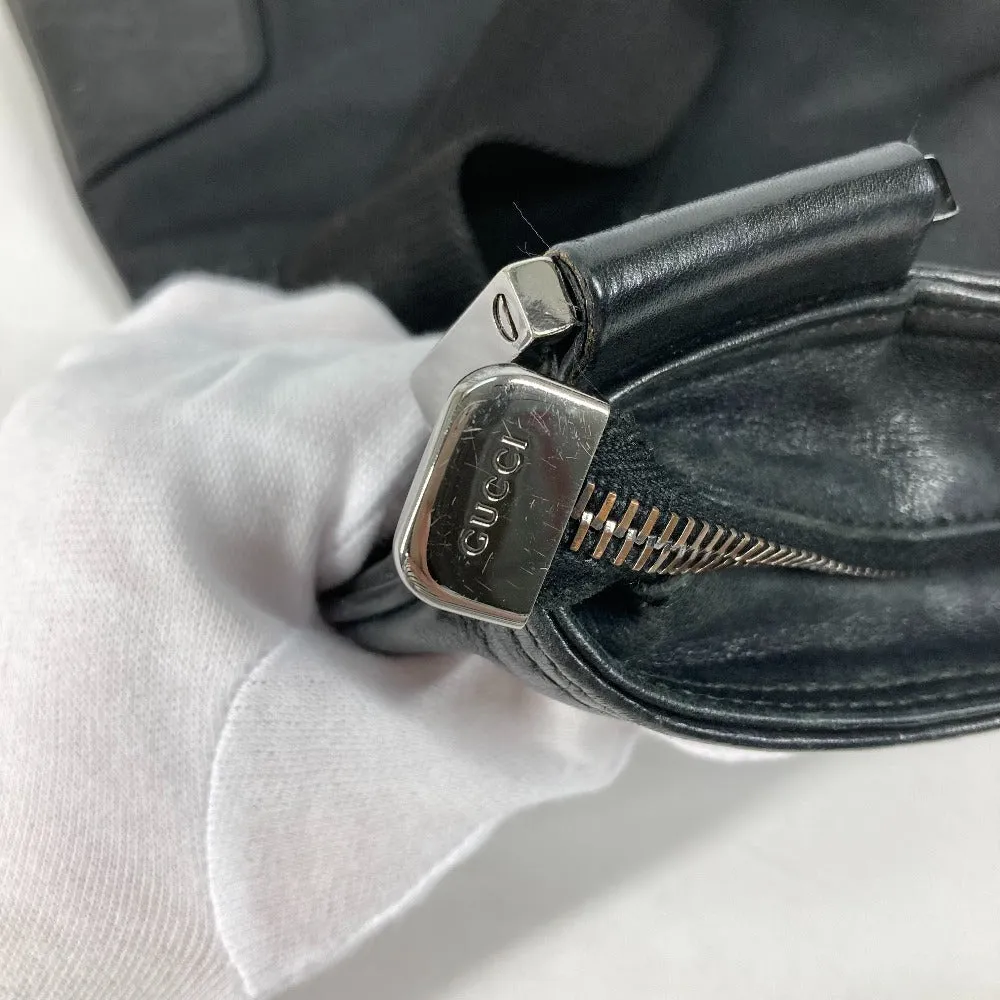 GUCCI Shoulder Bag 161822 Leather, Nylon black Guccisima GG mens Used