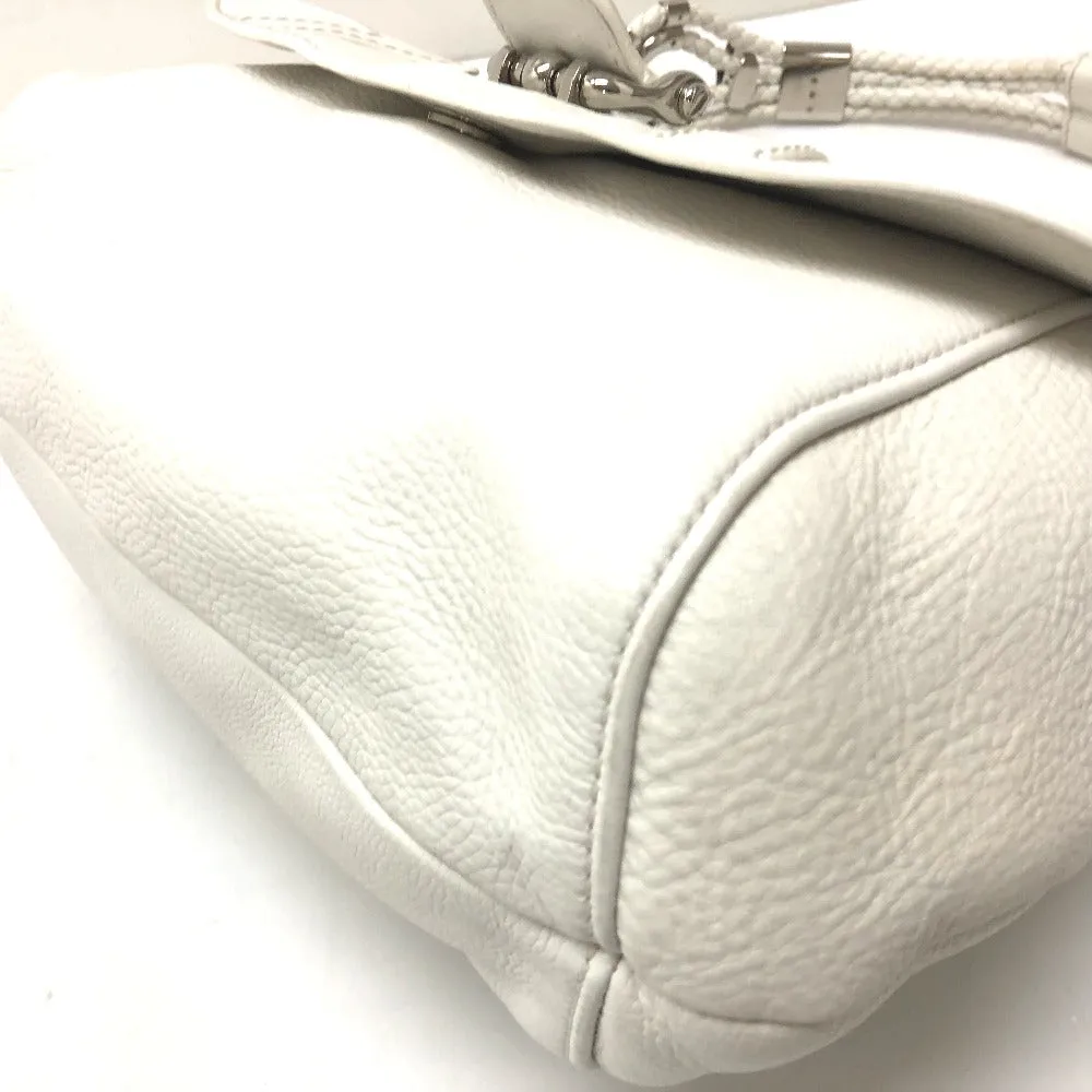 GUCCI Shoulder Bag 240237 leather white Luxury Handbag Women Used