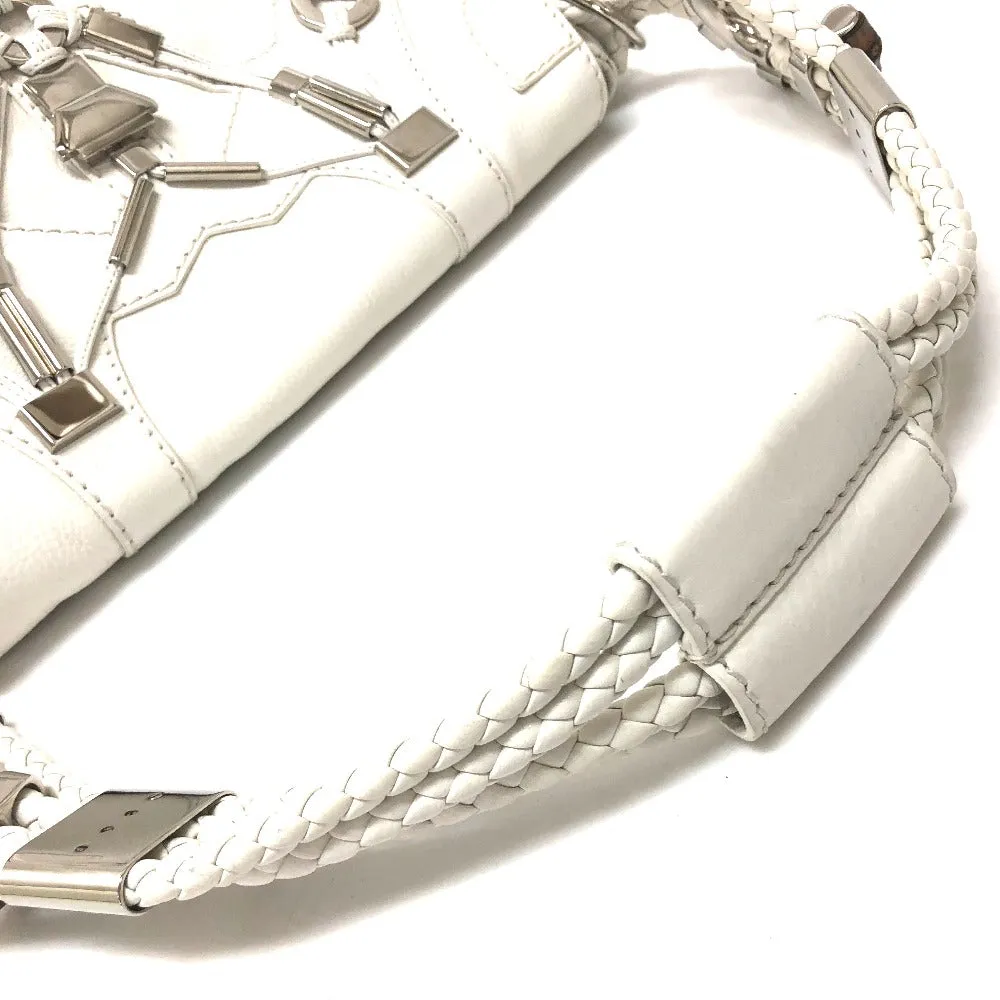 GUCCI Shoulder Bag 240237 leather white Luxury Handbag Women Used