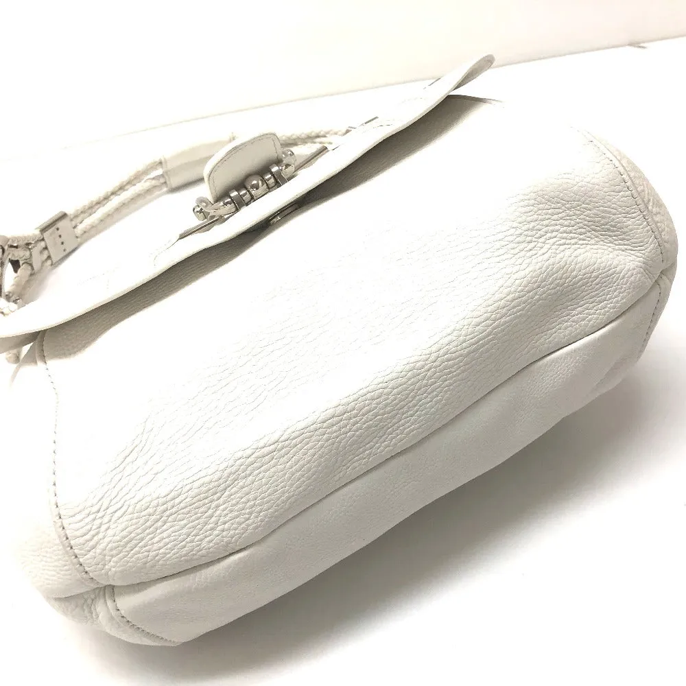 GUCCI Shoulder Bag 240237 leather white Luxury Handbag Women Used