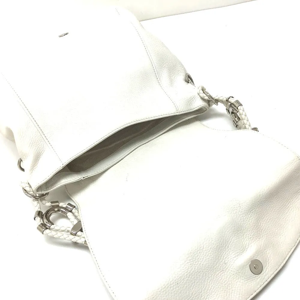 GUCCI Shoulder Bag 240237 leather white Luxury Handbag Women Used