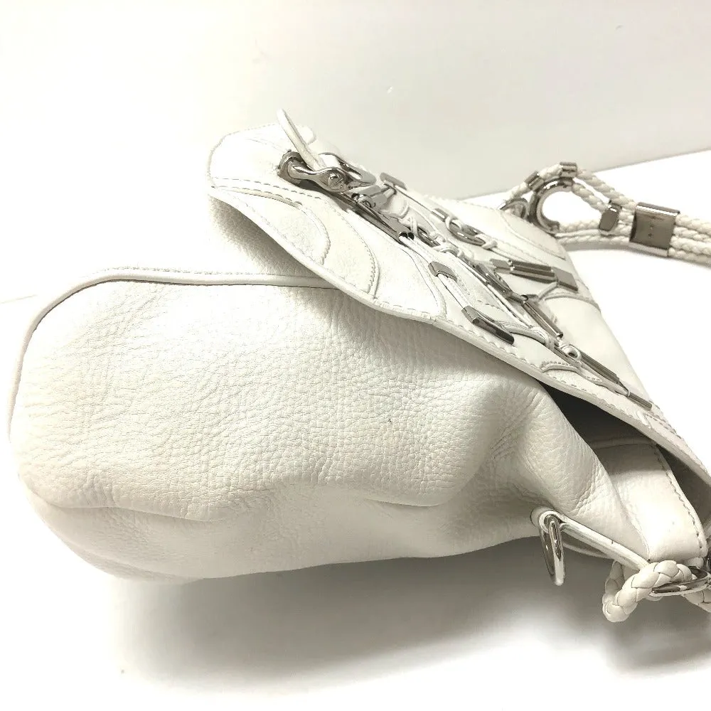 GUCCI Shoulder Bag 240237 leather white Luxury Handbag Women Used