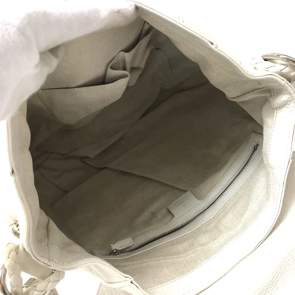 GUCCI Shoulder Bag 240237 leather white Luxury Handbag Women Used