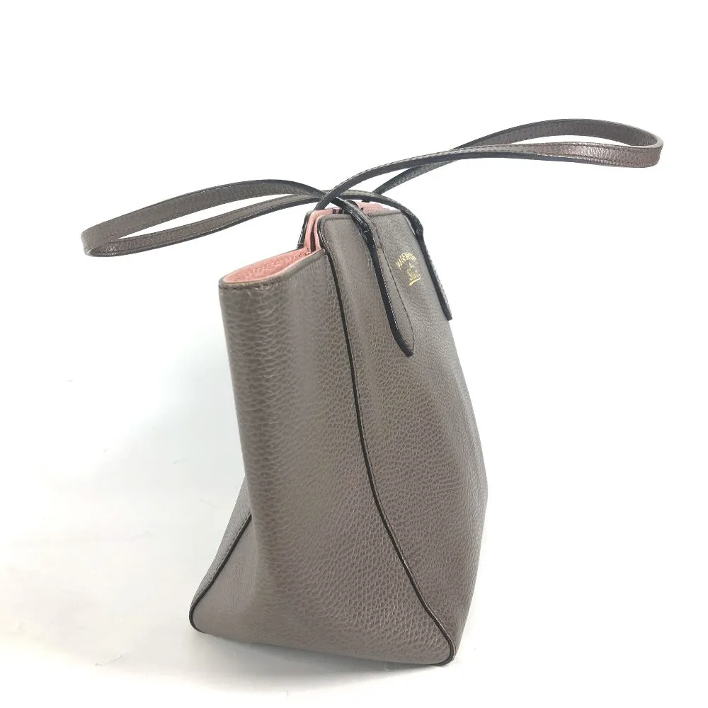 GUCCI Shoulder Bag 354408 leather gray logo Women Used