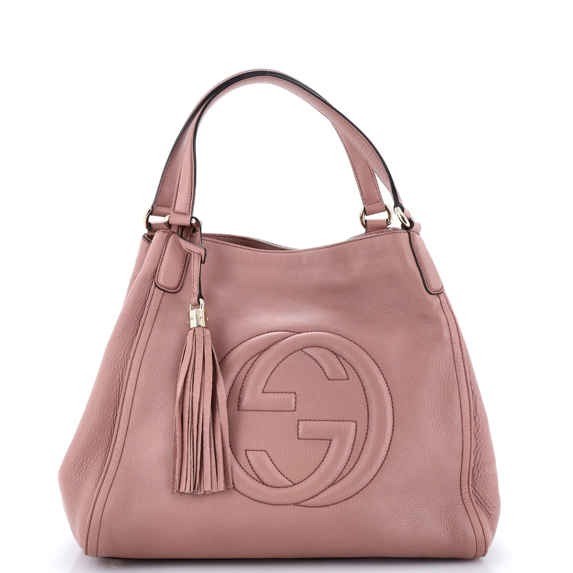 GUCCI Soho Shoulder Bag Leather Medium