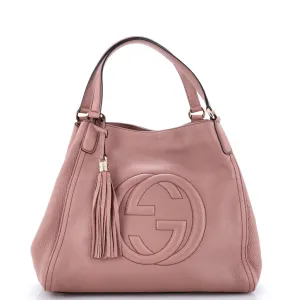 GUCCI Soho Shoulder Bag Leather Medium