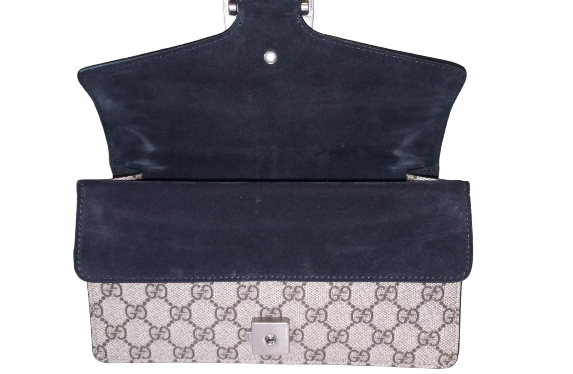 Gucci Supreme Small Dionysus GG Shoulder Bag Black