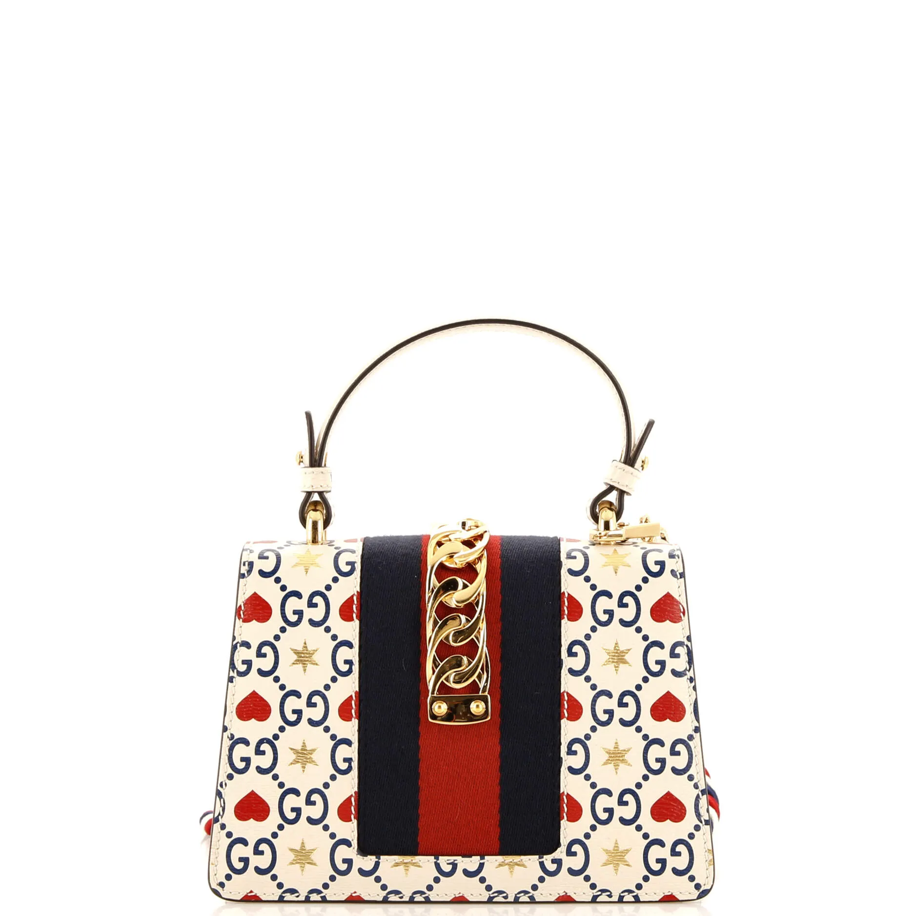Gucci Sylvie Top Handle Bag Printed