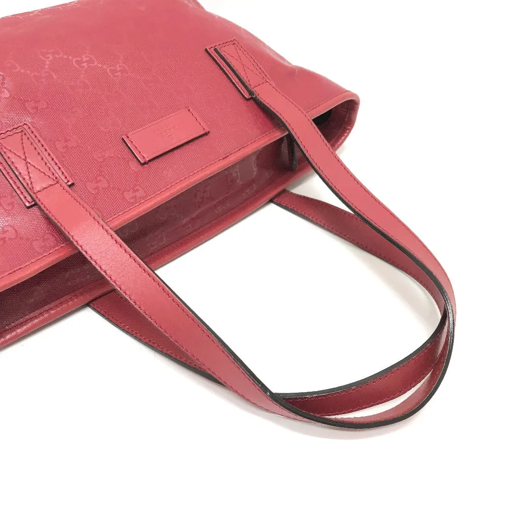 GUCCI Tote Bag 211138 GG implementation Red pink type GG implementation Women Used