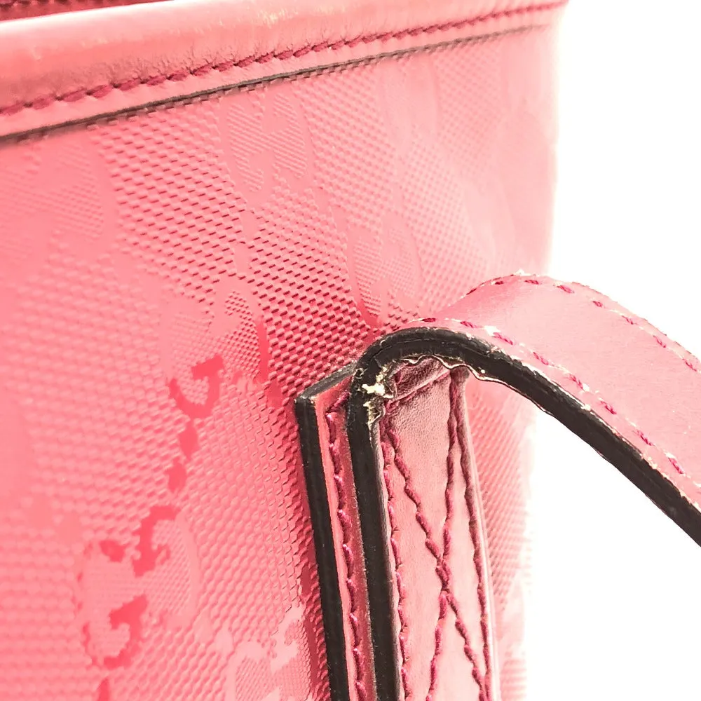 GUCCI Tote Bag 211138 GG implementation Red pink type GG implementation Women Used