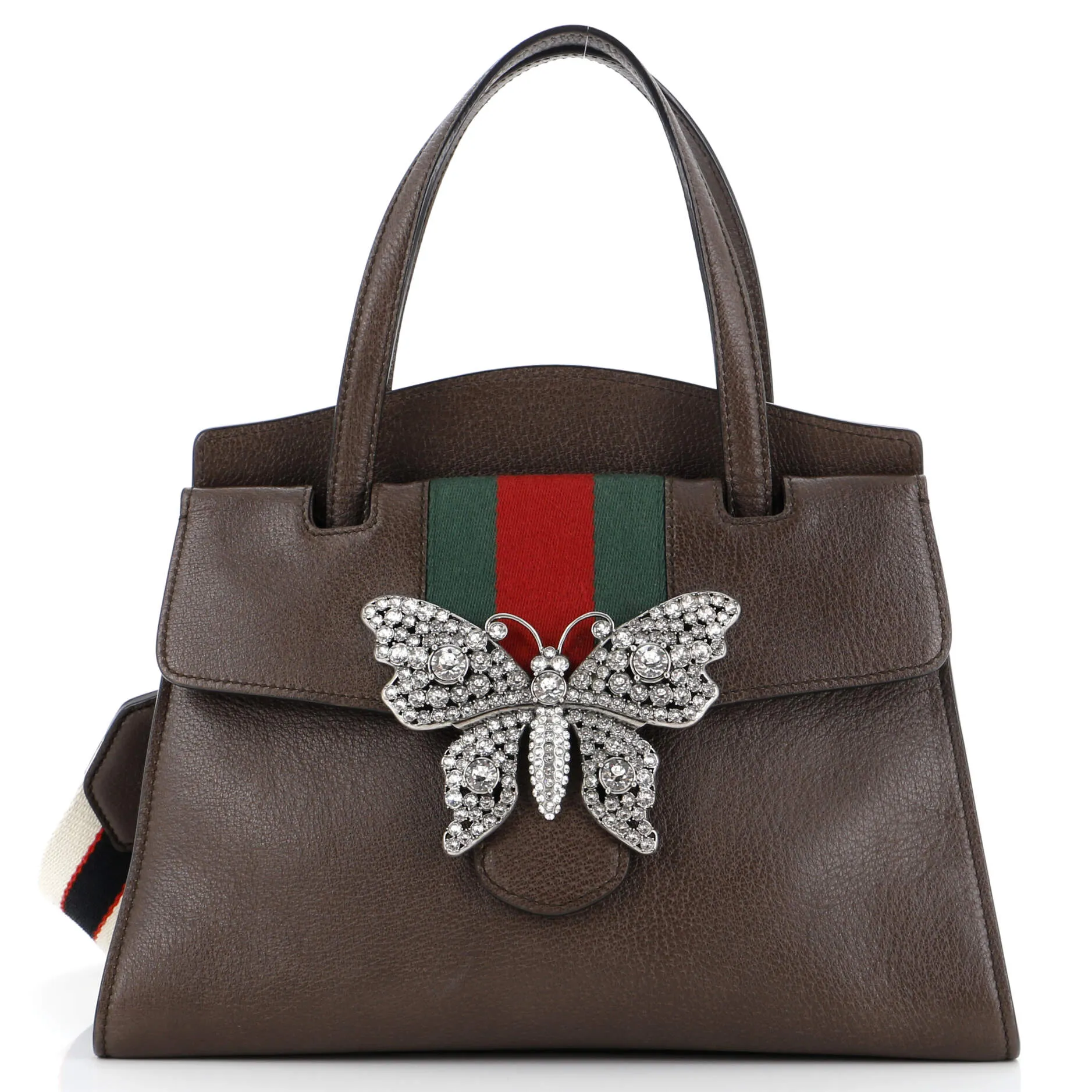 GUCCI Totem Top Handle Bag Leather Medium