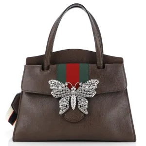 GUCCI Totem Top Handle Bag Leather Medium