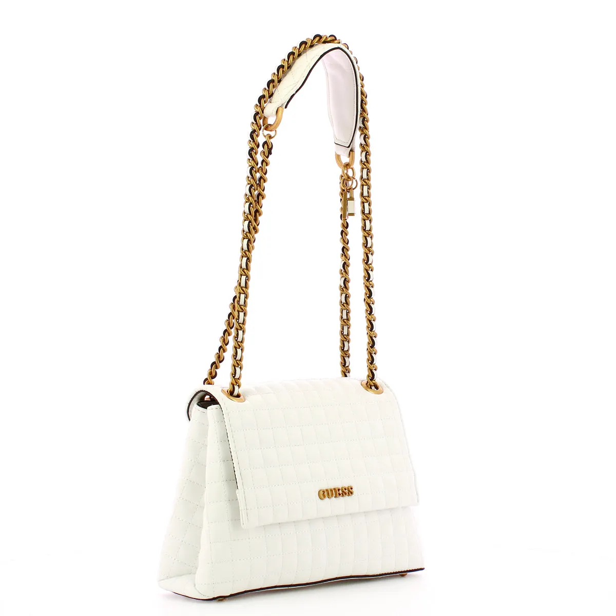 Guess - Tia White Shoulder Bag - HWQA9187210 - WHITE