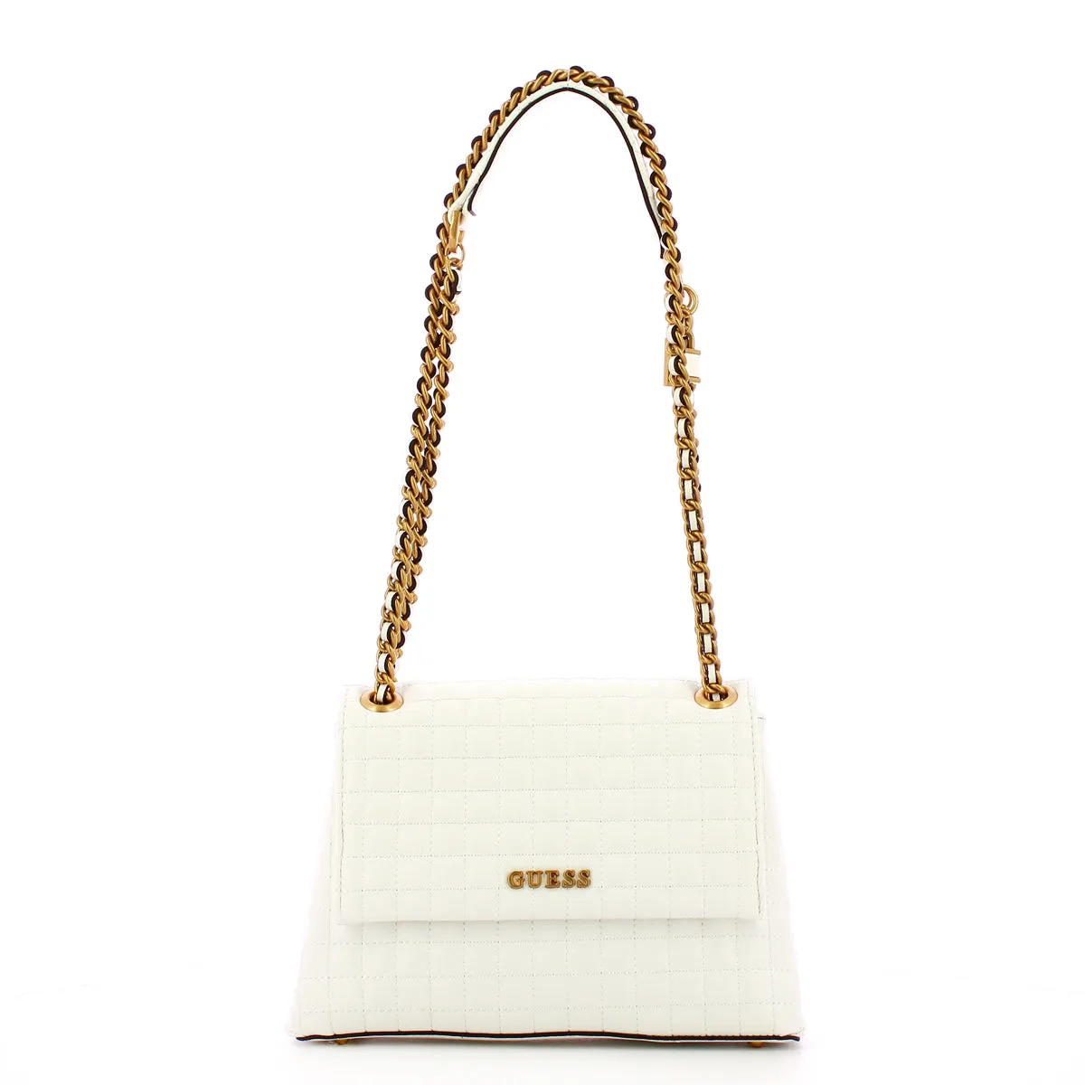 Guess - Tia White Shoulder Bag - HWQA9187210 - WHITE