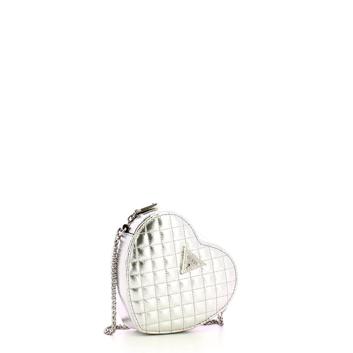 Guess - Twiller Heart Silver Crossbody Bag - HWMY9310770 - SILVER