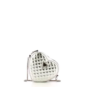 Guess - Twiller Heart Silver Crossbody Bag - HWMY9310770 - SILVER