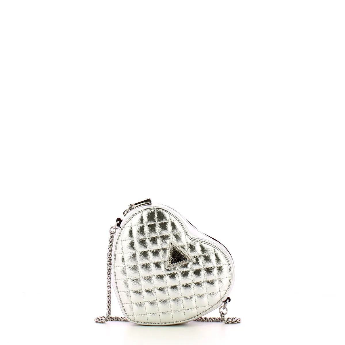 Guess - Twiller Heart Silver Crossbody Bag - HWMY9310770 - SILVER