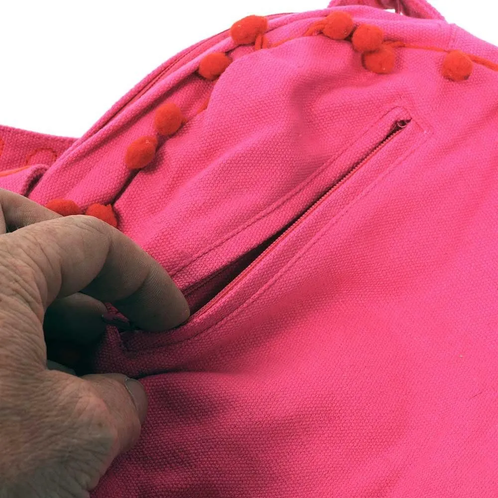 HAB & GUT -IB00V- Indian Women's Cotton Bag Coloured Shoulder Bags and Shoulder Bags