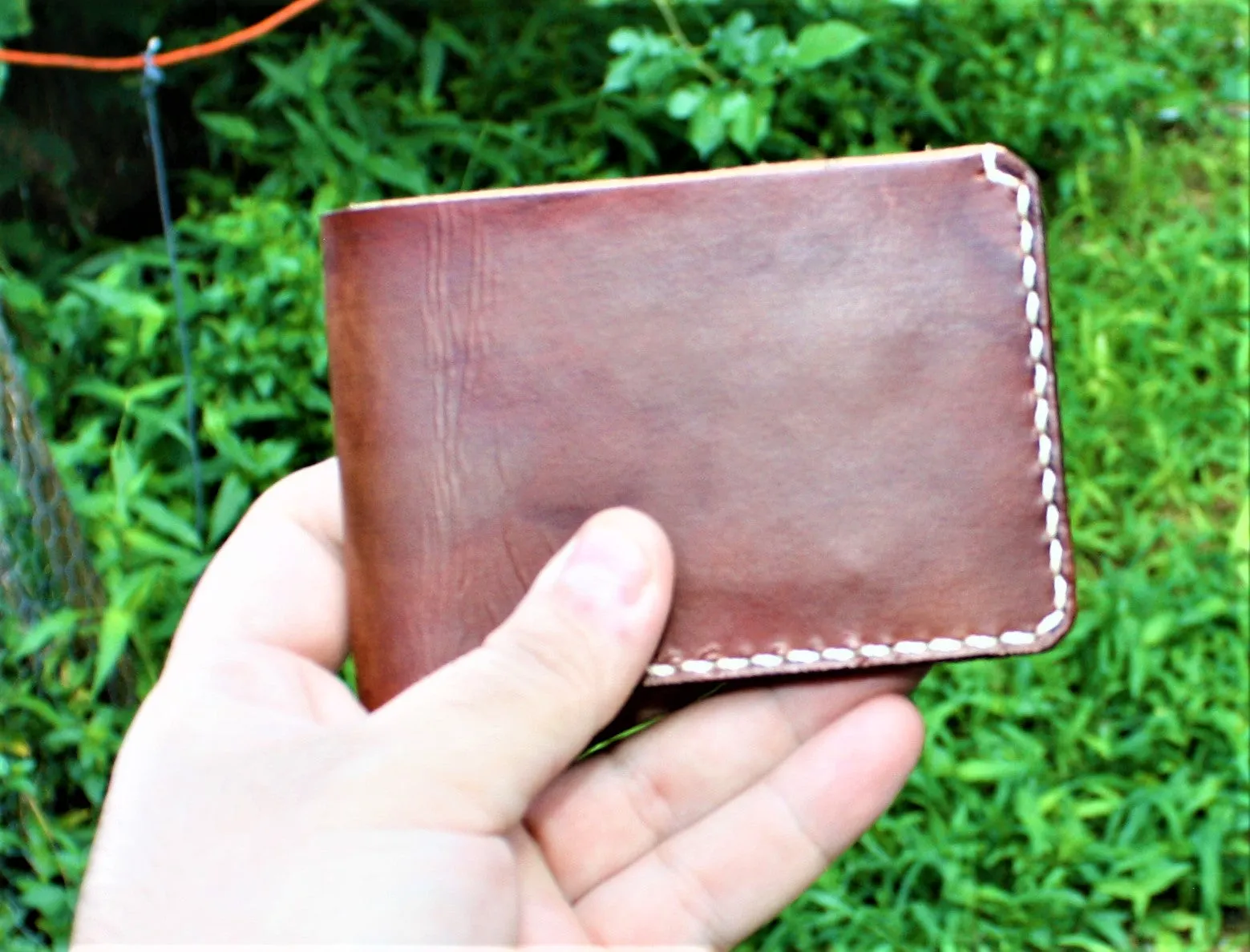 Handmade Leather Bi-Fold Wallet Wickett & Craig