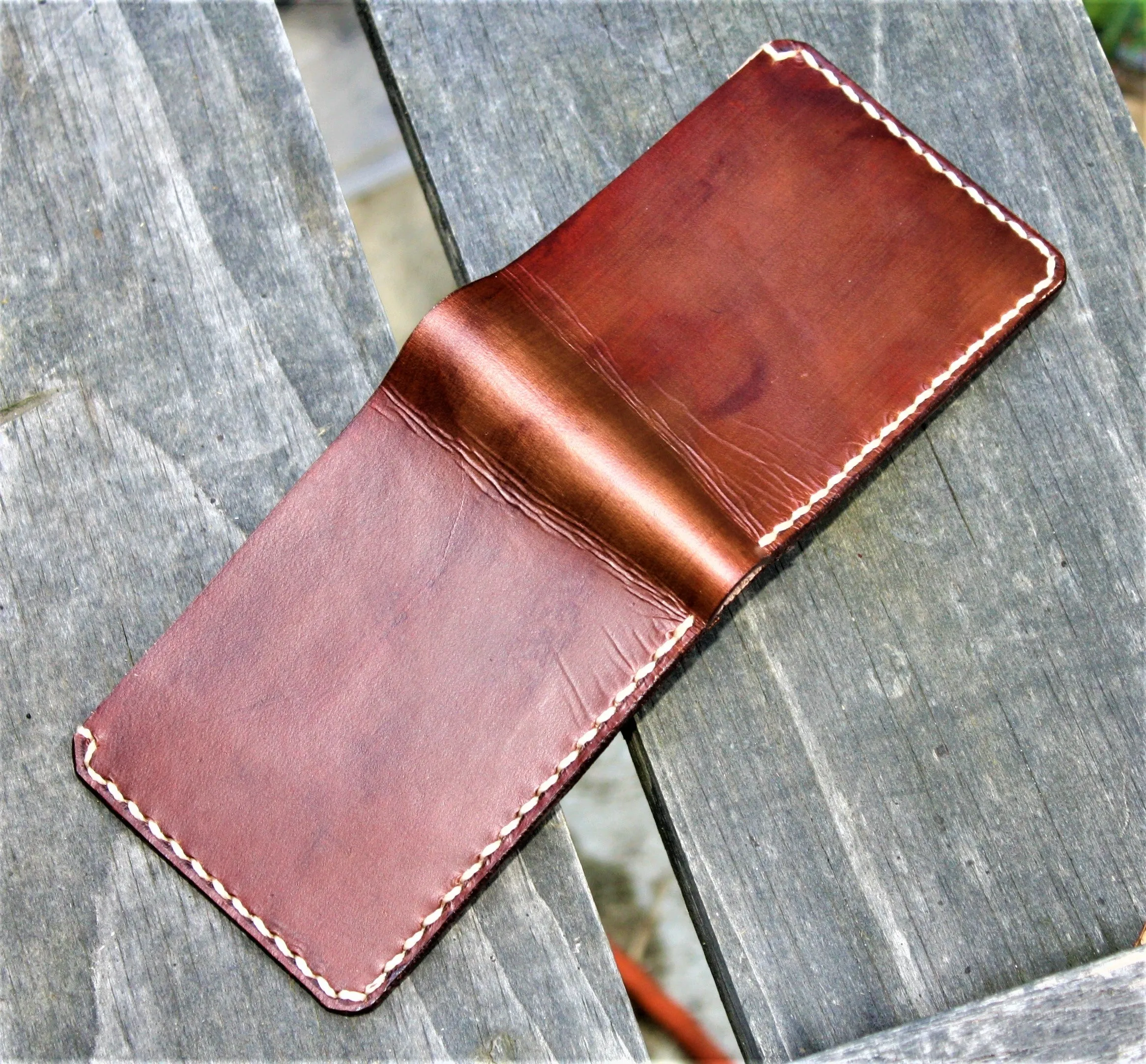 Handmade Leather Bi-Fold Wallet Wickett & Craig