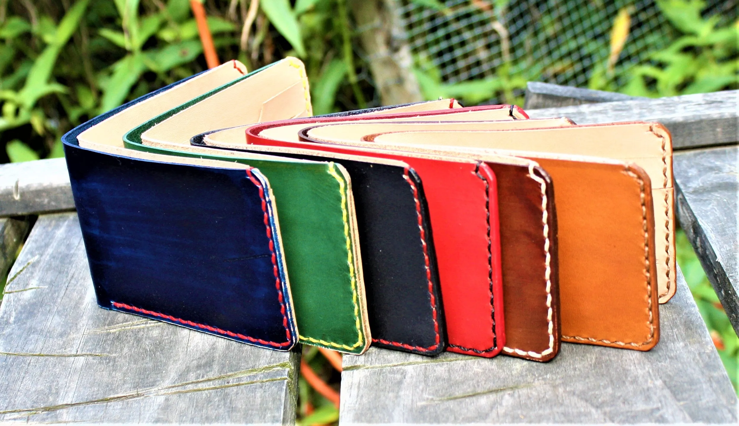 Handmade Leather Bi-Fold Wallet Wickett & Craig