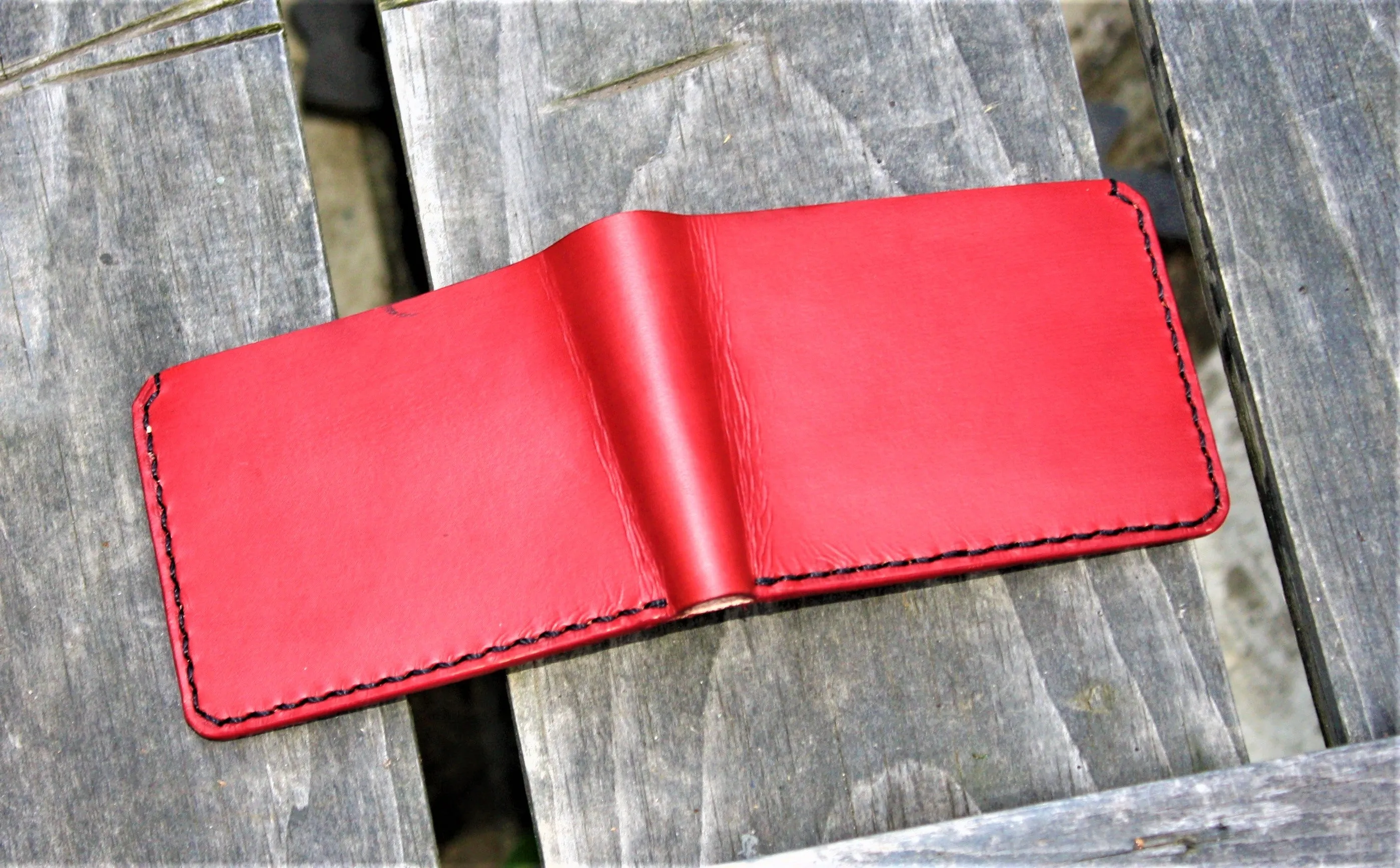 Handmade Leather Bi-Fold Wallet Wickett & Craig