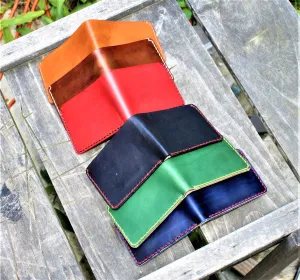 Handmade Leather Bi-Fold Wallet Wickett & Craig