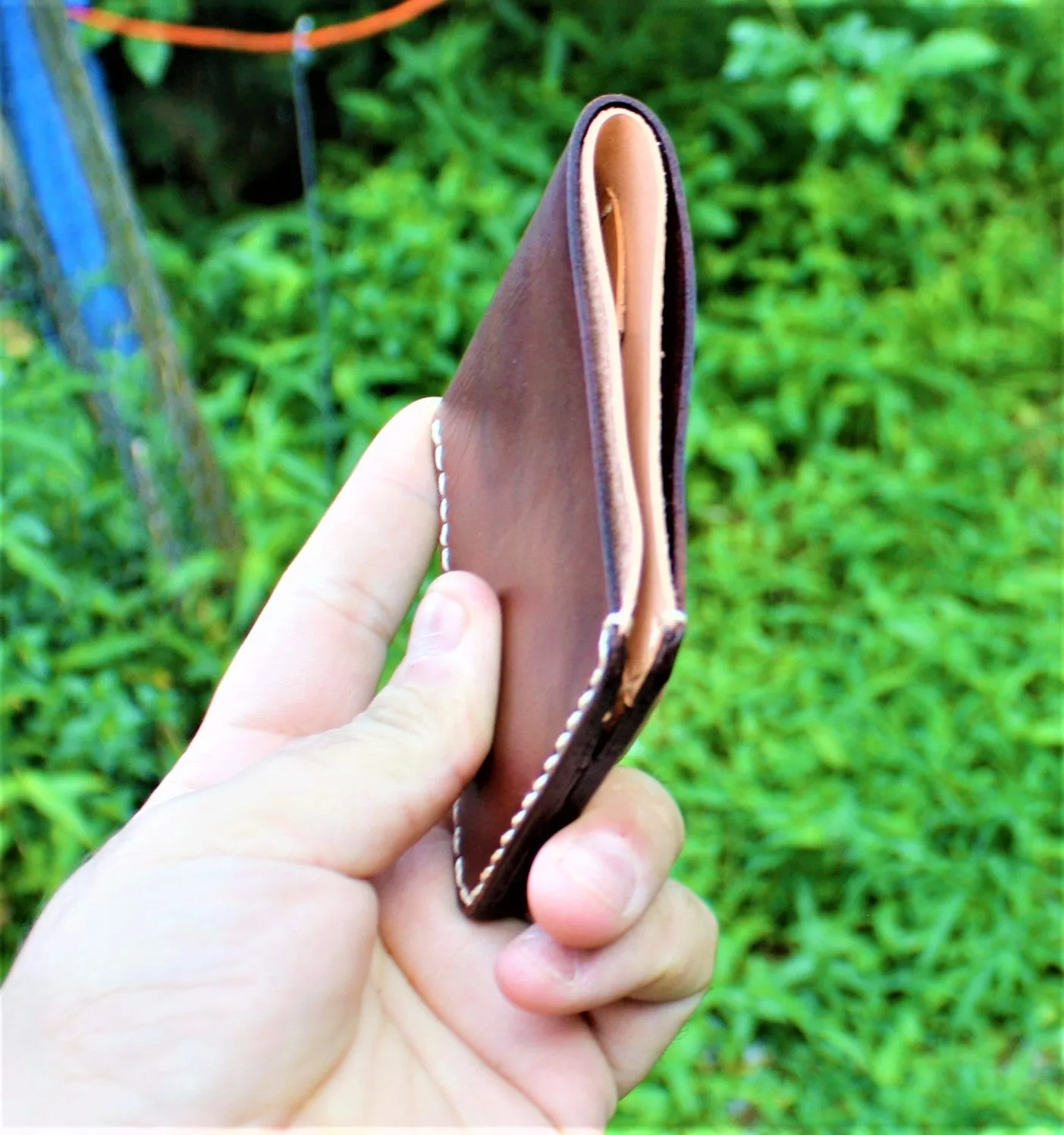 Handmade Leather Bi-Fold Wallet Wickett & Craig