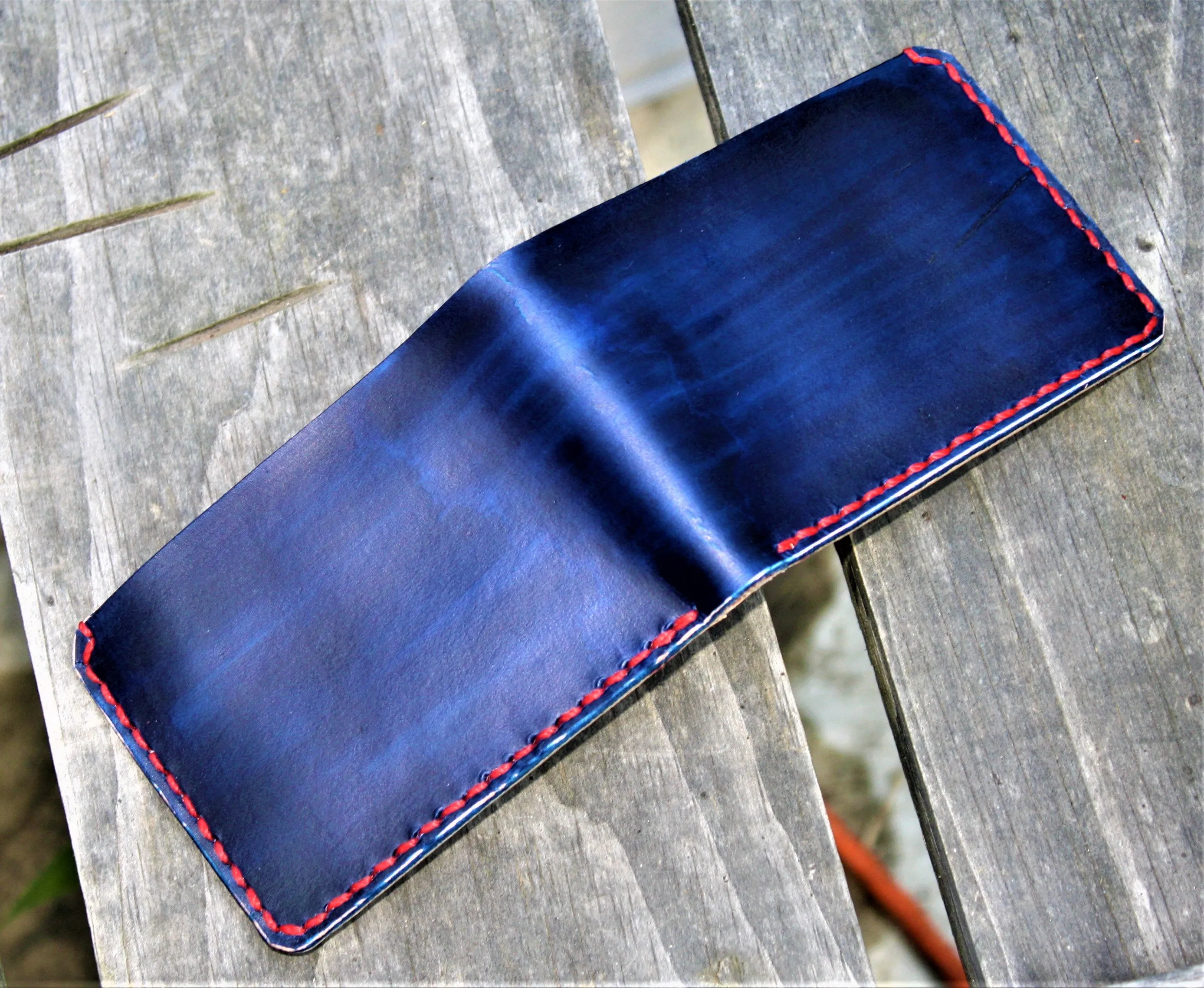 Handmade Leather Bi-Fold Wallet Wickett & Craig