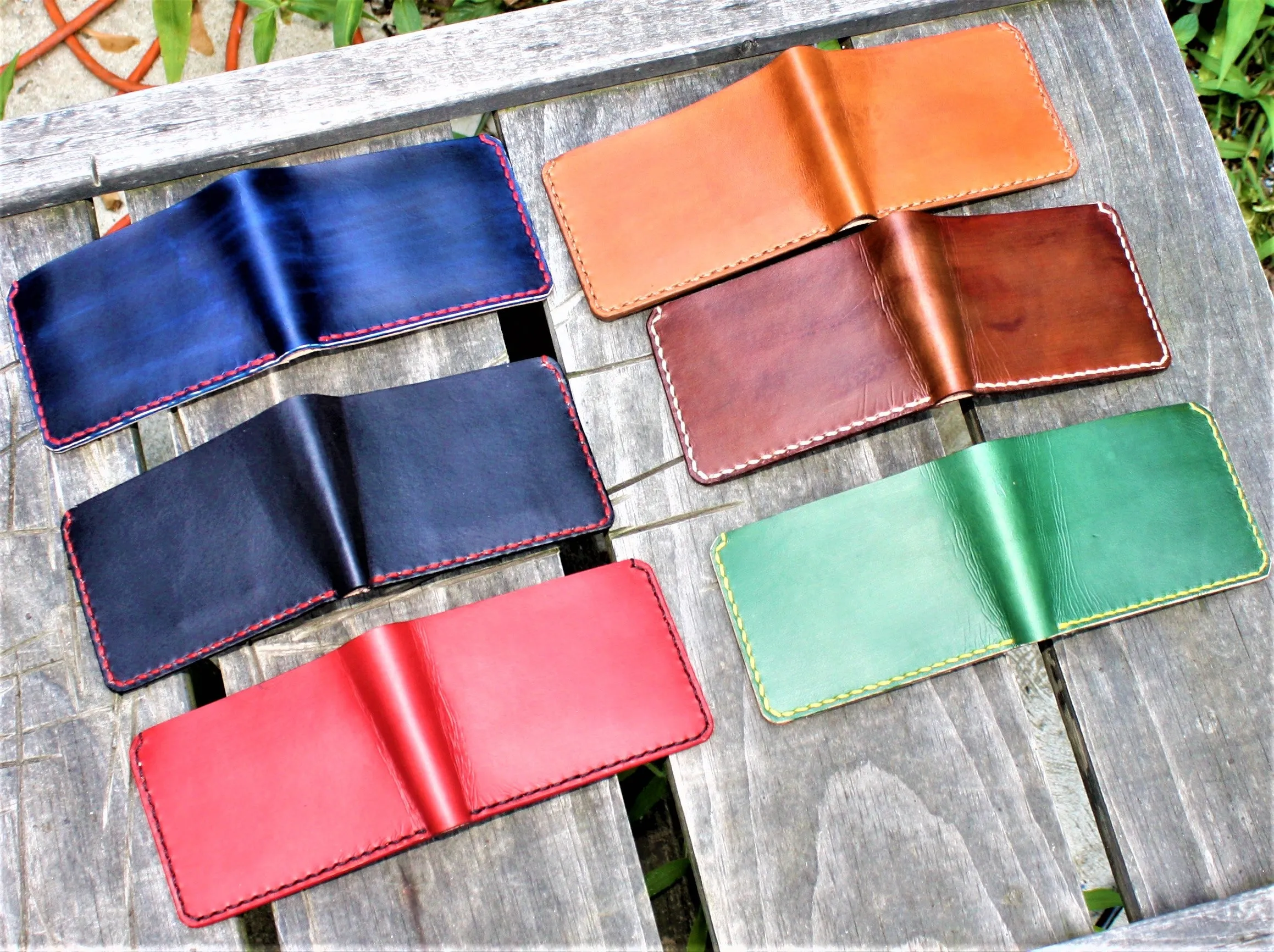Handmade Leather Bi-Fold Wallet Wickett & Craig