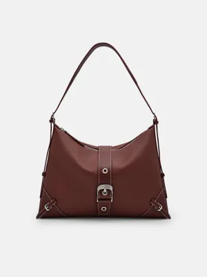 Helix Leather Hobo Bag