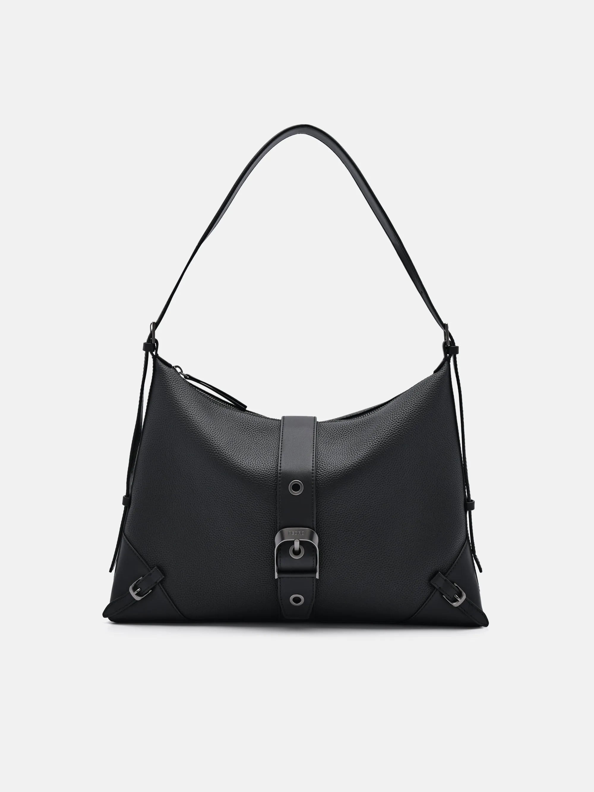 Helix Leather Hobo Bag