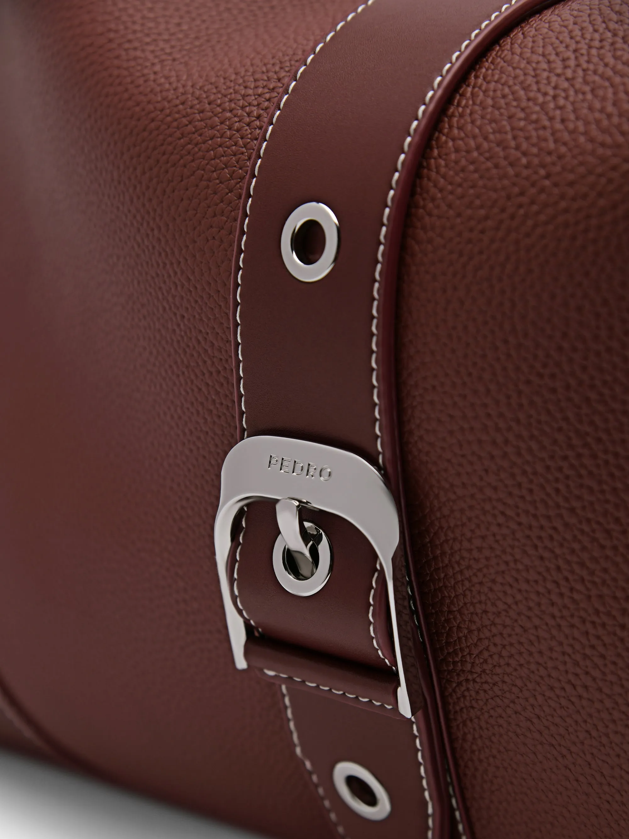 Helix Leather Hobo Bag