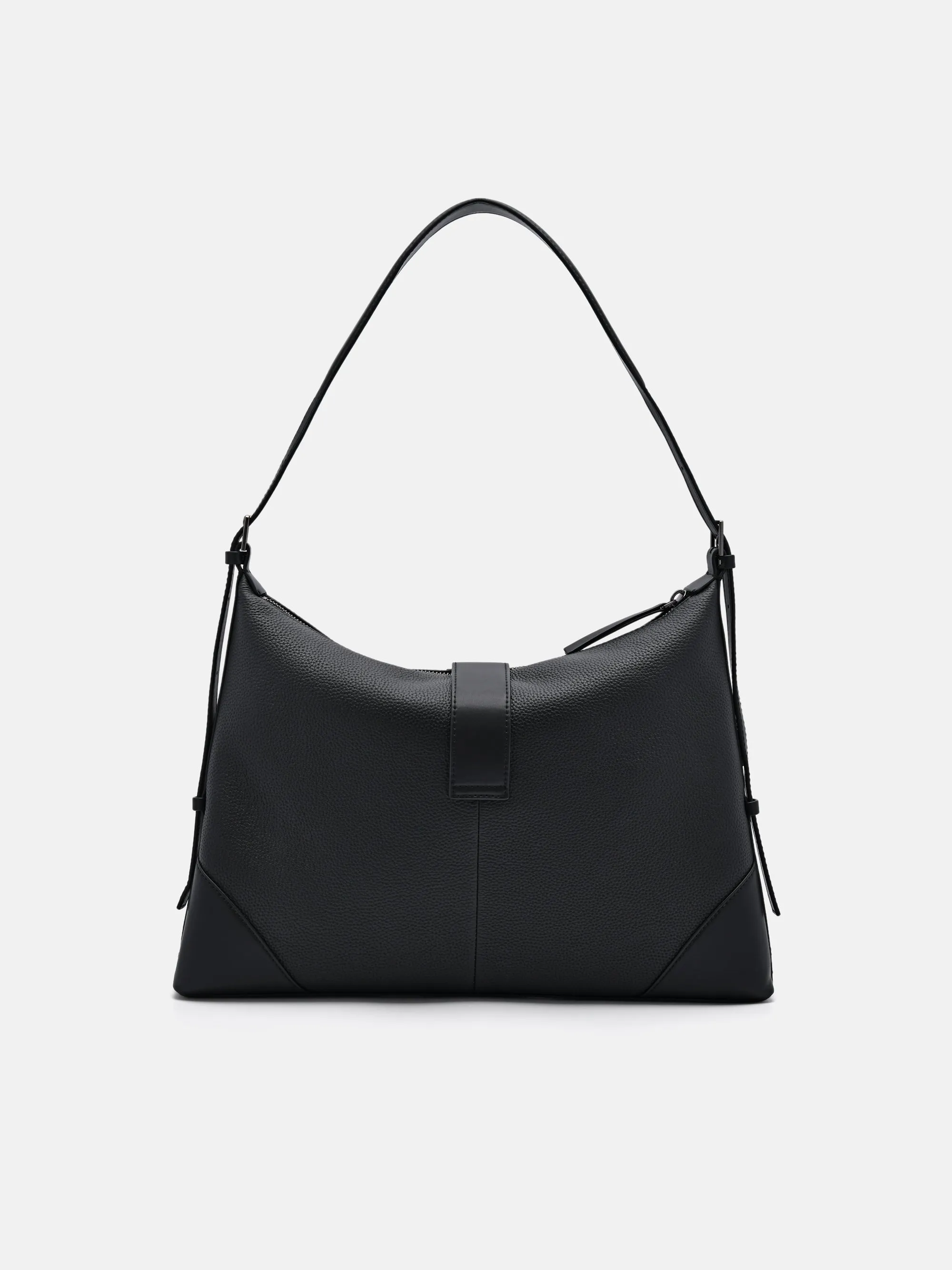 Helix Leather Hobo Bag