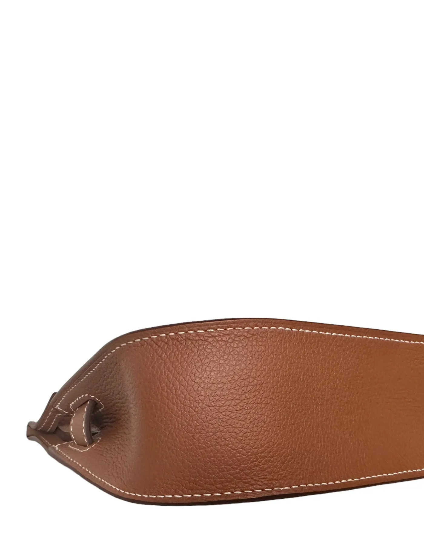 Hermes 2023 Gold Evercolor Leather Mini Jypsiere Messenger Bag