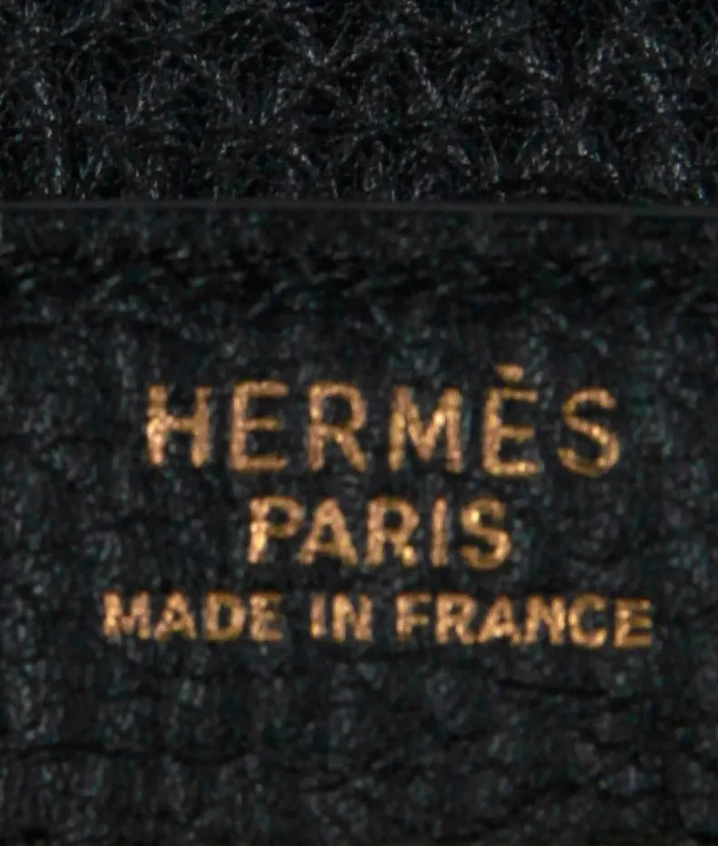 Hermes 35cm Black Leather Sellier Kelly Bag GHW