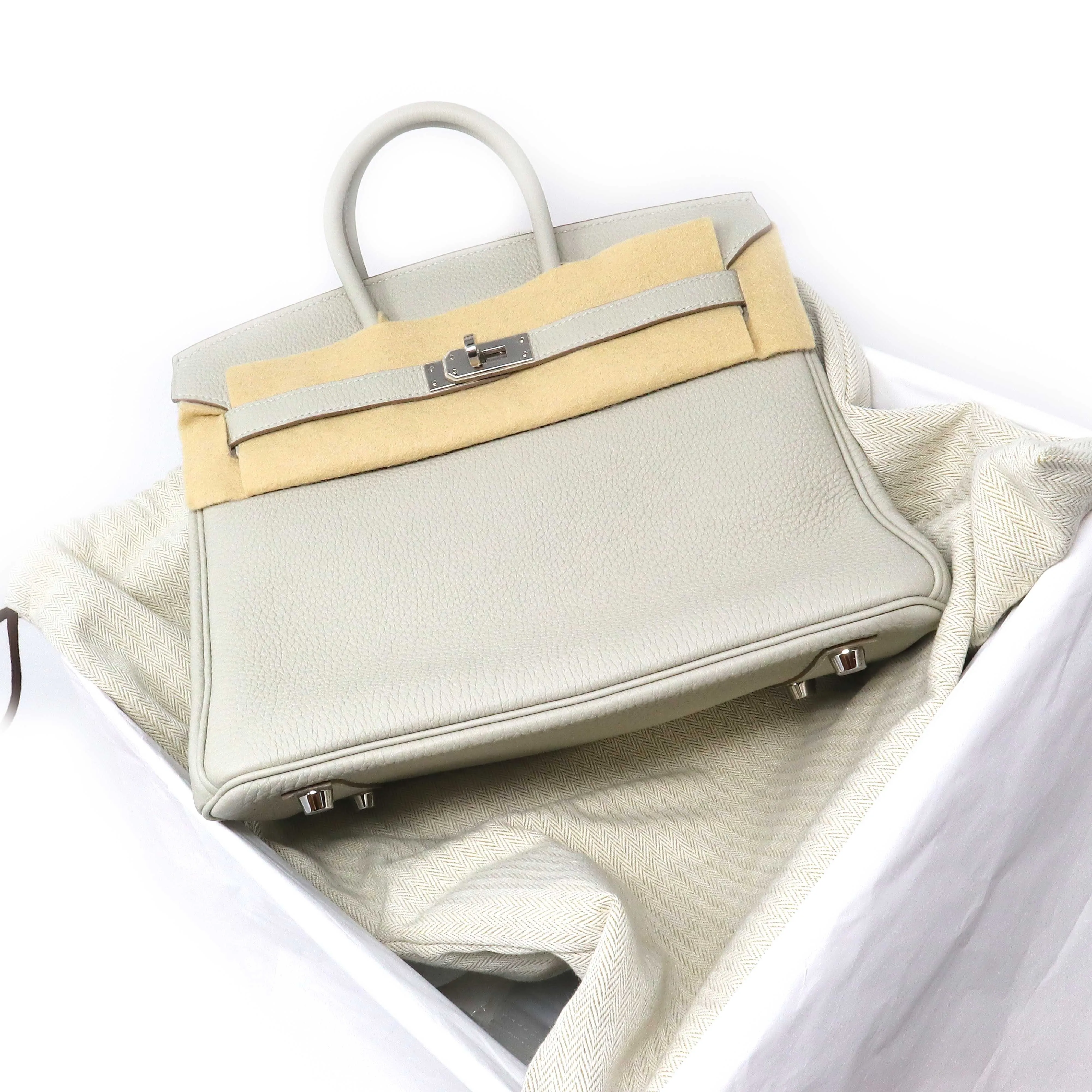 Hermes Birkin 25 Gris Perle PHW