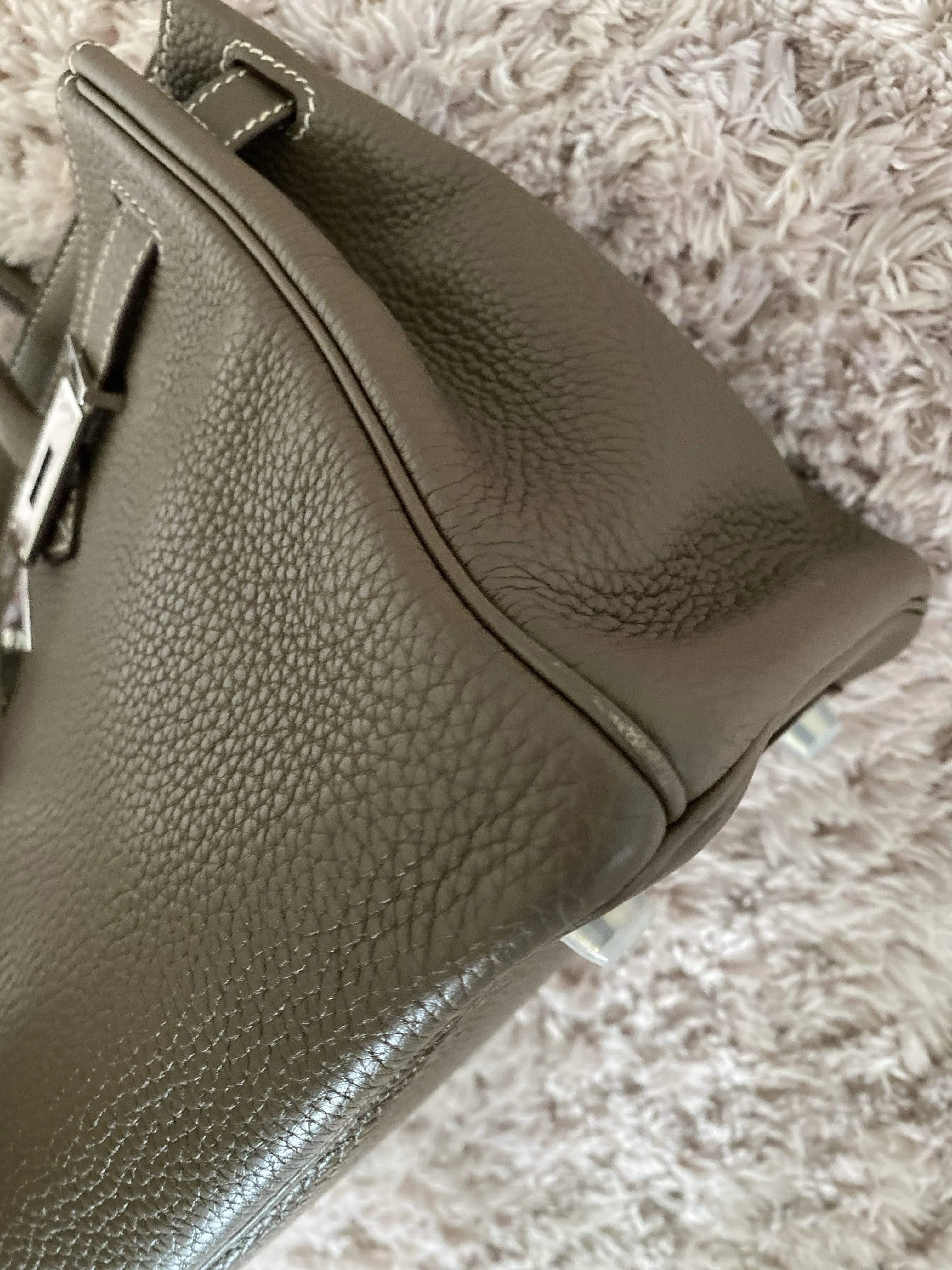 Hermes Birkin 30 Etoupe Clemence PHW