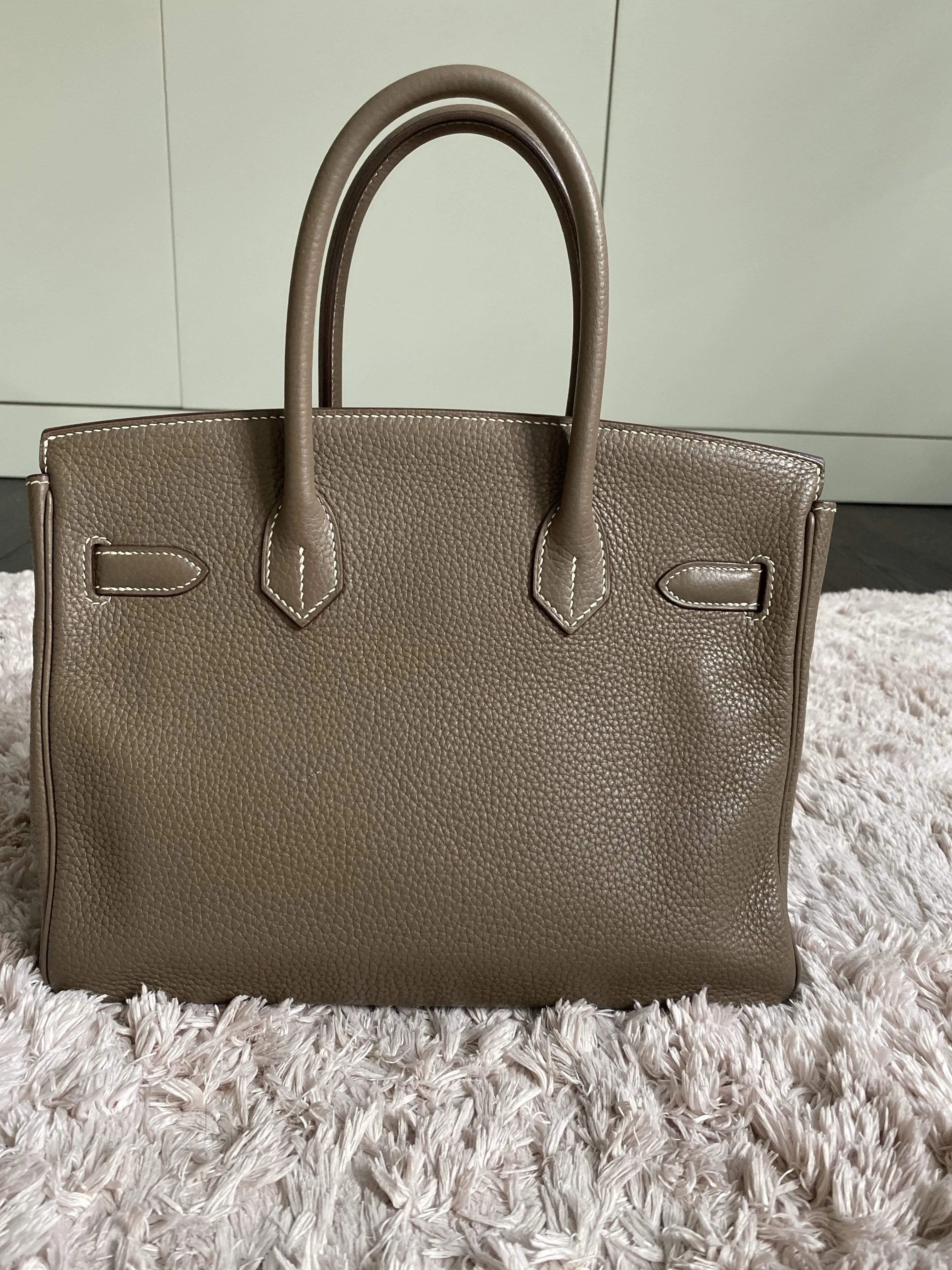 Hermes Birkin 30 Etoupe Clemence PHW