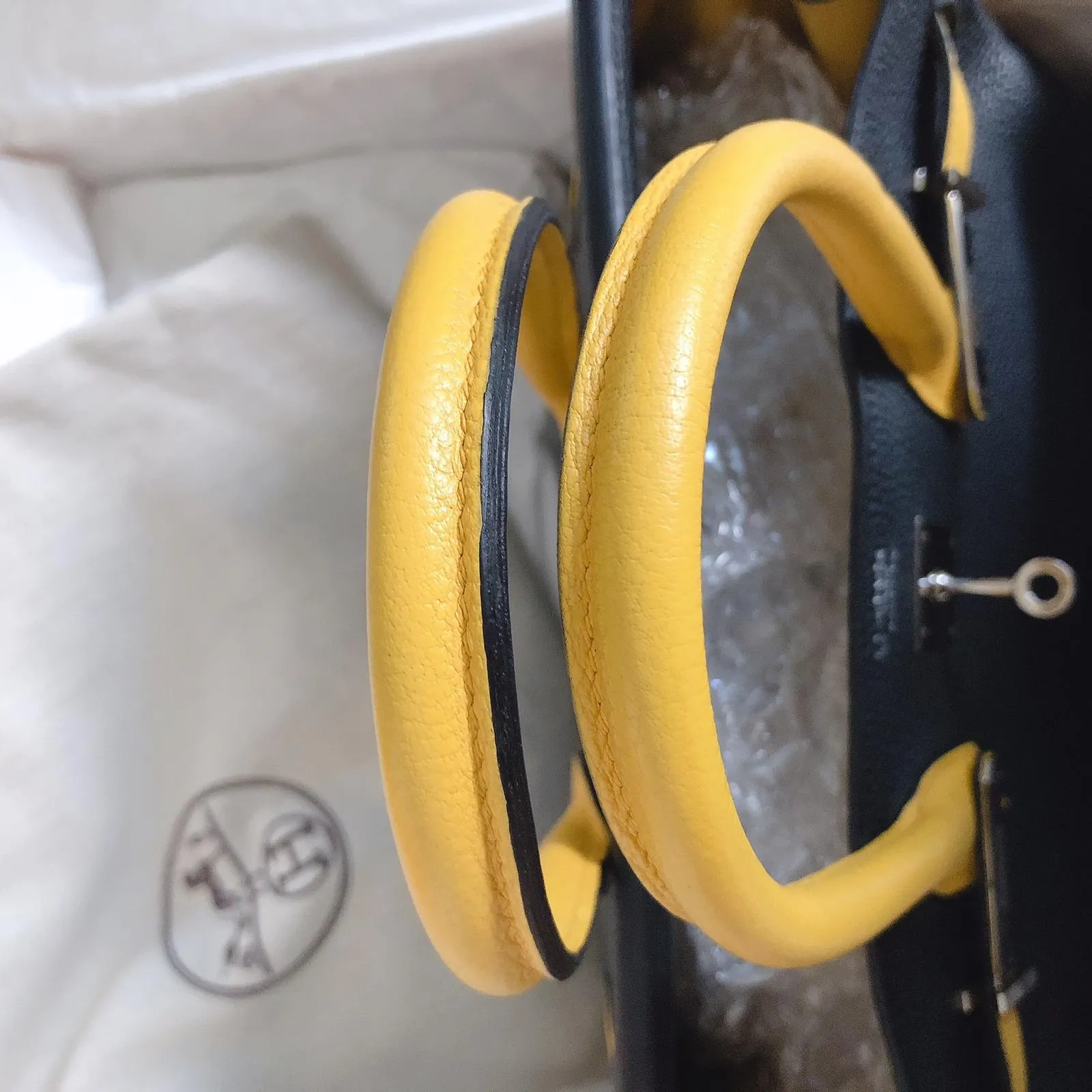 Hermes Birkin 30 HSS Black Yellow PHW