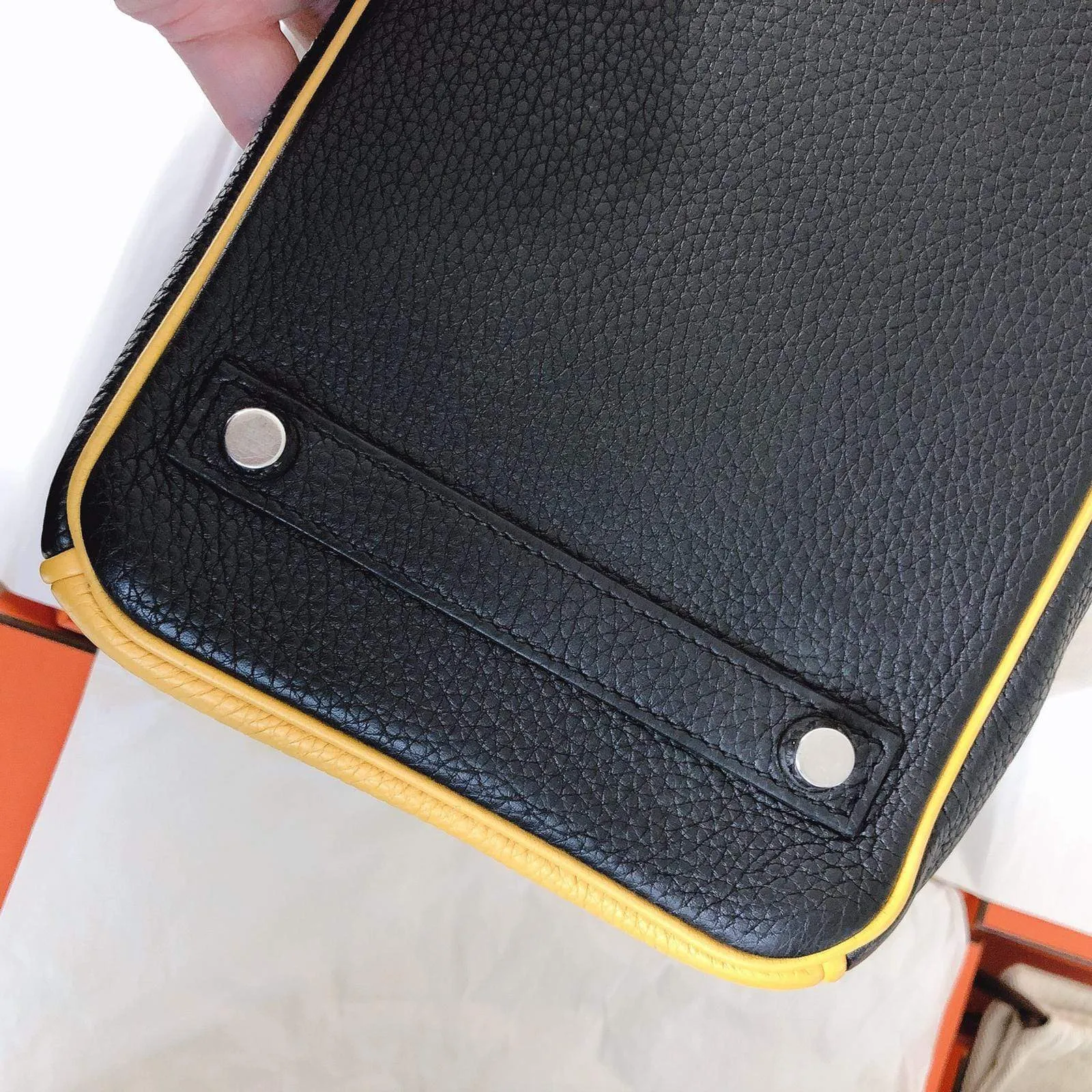 Hermes Birkin 30 HSS Black Yellow PHW