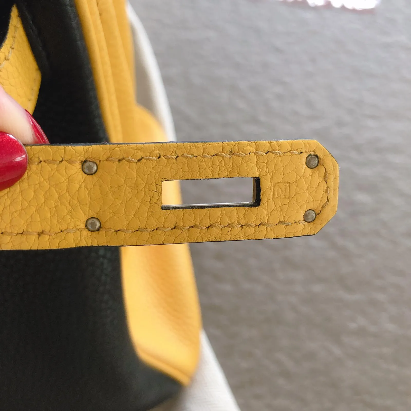 Hermes Birkin 30 HSS Black Yellow PHW